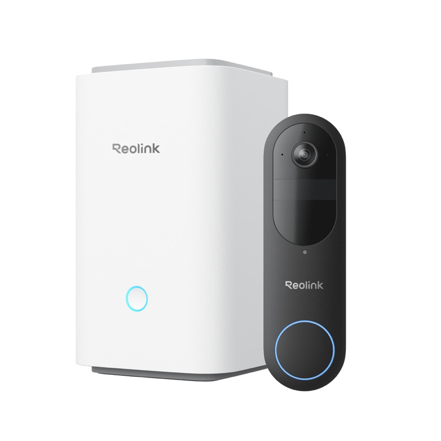 Reolink Home Hub with Video Doorbell Battery - Home Security System with 2K Wi-Fi Battery Doorbell, Person/Vehicle/Package Detection, Expandable System Up to 8 Reolink Cameras, No Chime