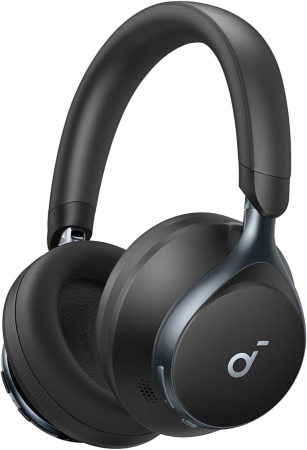Soundcore by Anker, Space One, Active Noise Cancelling Headphones, 2X Stronger Voice Reduction, 40H ANC Playtime, App Control,LDAC Hi-Res Wireless Audio,Comfortable Fit,Clear Calls, Bluetooth 5.3